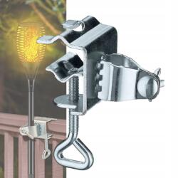  Erkélyernyő tartó 34 mm, horganyzott, korlátra szerelhető (6932586022821)