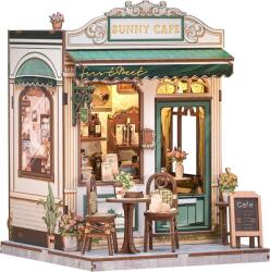 Cutebee Puzzle 3D, Minicasuta DIY, Sunny Café, Cutebee, 233 piese