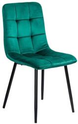 Chairs ON Scaun living catifea BUC 211 Verde - design modern, picioare metalice, confort premium