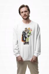  D&b Design Unisex Pulóver SWEB00021 Dali Fehér-Méret S