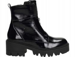 Darbut 8944/272-es fekete lakk bokacsizma cipzárral 39-es méret (8944/272)