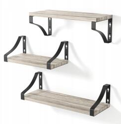  edihome fa polc, 36 x 15 cm, barna árnyalatok (B0CH9ZS9RZ)