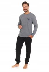 Doctor Nap férfi pamut pizsama 7136 méret[ XXL] (PMB.7136.DARK_GREY.XXL.01)
