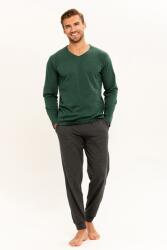 Taro Férfi hosszú ujjú pizsama, hosszú nadrág Dan 3300 A/w 24-25 Taro S zöld (5902192153043)