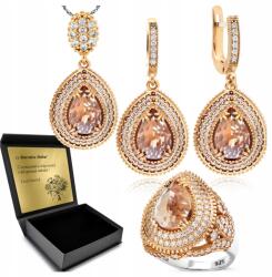 Ottomania Ezüst Ékszer Szett 925 Zultanit Strasszok Női Gravírozás Ajándék (kpl-115_12r)
