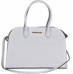 Massimo Connti Massimo Contti kézitáska klasszikus valódi bőr fehér válltáska (728BI)