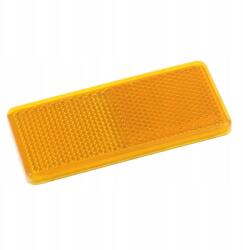 Dobmar Narancssárga, Ragasztható Téglalap Fényvisszaverő 90x40mm DOB35ŻÓŁTY