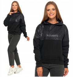 Moraj Női meleg kapucnis pulóver kényelmes leopárdmintás Moraj L (OBD5000-003)