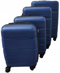 4 db-os Pp utazó bőrönd szett 360°-os kerekekkel, Tsa zárral (205PP)