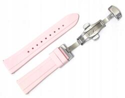 Guess Rózsaszín Szilikon Óraszíj Guess 20 mm Pillangó Csattal (CS1001S13)