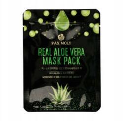  Pax Moly Real Aloe Vera Mask Pack 25 ml Hidratáló arcmaszk fekete (8809547410226)