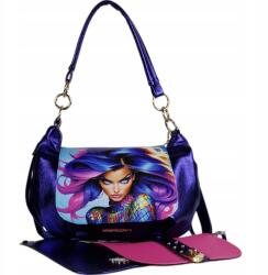 Massimo Connti Massimo Contti kézitáska postás táska cserélhető fedél kék sötétkék (738G)