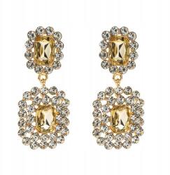  Fülbevaló arany strassz stift