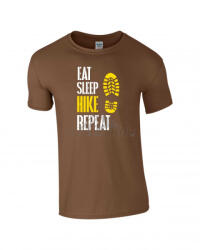  Eat, sleep, hike, repeat póló