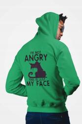  D&b Unisex Hoodie ZIPEB00022 Angry Zöld-Méret 3XL