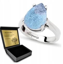 Ottomania Ezüst Gyűrű 925 Turmalin Paraiba Ékszer Nőknek Gravírozás (R160p_13r)