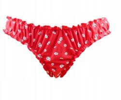 Pour Moi Sunset Beach Frill Brief bikinialsó Red/White méret M