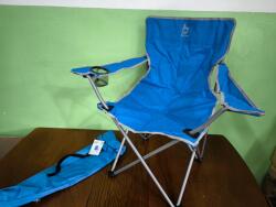 Bo-Camp Utazó szék háttámlával Bo-Camp rendezői kék (T-6763)