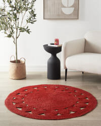 MAXISHOP Italia Collection Covor KOYUNLU Rosu o 120 cm Iuta (488692) Covor