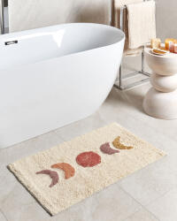 MAXISHOP Italia Collection Covoras de baie ESME Bej 50 x 80 cm Bumbac (491435) Covor baie