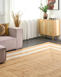 MAXISHOP Italia Collection Covor GEMEREK Bej 300 x 400 cm Iuta (488549) Covor