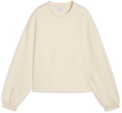 PUMA Wardrobe Essential Oversized Crew DK S | Femei | Hanorace | Alb | 632050-87