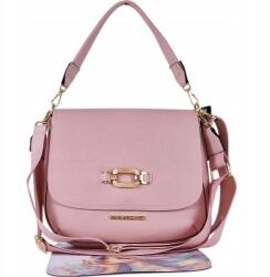 Massimo Connti Massimo Contti kézitáska postás táska rózsaszín bőr Ökológiai cserélhető fedél (731R)