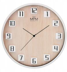 MPM Jól Olvasható Csendes Falióra Domború Számokkal Mpm E01.4289. 0053 fi 30 cm (E01.4289.0053)