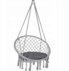 Vounot Függőszék rojtokkal, átmérő 80 cm, szürke (EBPP4100)