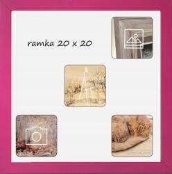 Marek & Darek Felhelyezésre vagy felakasztásra kész keret 20X20 fa rózsaszín (5904996596279)