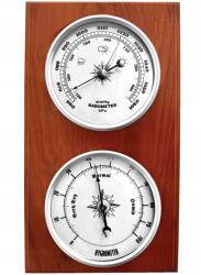 JVD Fából Készült Barométer Analóg Higrométer Jvd BA232.41 13x24 cm (barometr higrometr analogowy)