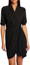 Morgan Fekete Ruha Borítékos Megkötős Félujjú 34 I1G