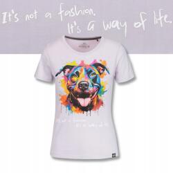 Pitbull Női póló Pitbull Pamut Klasszikus póló Watercolor nyomtatás (214083400004)