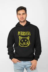  D&b Unisex Hoodie ZN00009 Purrvana Fekete-Méret 3XL