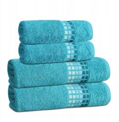 Jahu Frottír törölköző Darwin, óceánkék, türkiz, 50x100cm