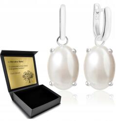 Ottomania Ezüst Fülbevaló 925 Gyöngy Gyönyörű Ékszer Nőknek Gravírozás Ajándék (R088k)