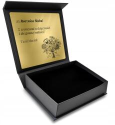  Tábla Ajándékdoboz Gravírozás Arany Bármilyen Saját Szöveg Dedikálás (grawer_usluga)