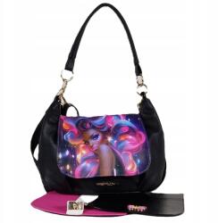 Massimo Connti Massimo Contti kézitáska postás táska cserélhető fedél fekete Ökológiai bőr (738C)