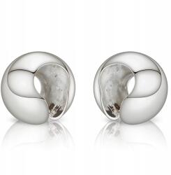 Ottomania Fülbevaló Ezüst Ear Cuff Kerek Gyönyörű Nemesacél (#w46k)