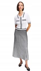 KARL LAGERFELD Fekete-fehér Ruha M I1I Gallérral