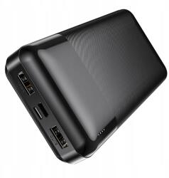hoco. Powerbank 20000mAh Micro Usb Usb-c Usb-a Fekete Hoco J72A Easy Travel (6931474738394)