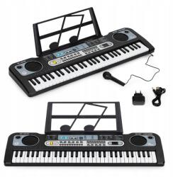 Multistore Nagy méretű zongora billentyűzet mikrofonnal gyerekeknek tápegység (HC364355)