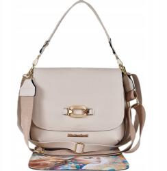 Massimo Connti Massimo Contti kézitáska postás táska bézs bőr Ökológiai cserélhető fedél (731BE)