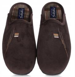  Férfi papucs Neles T9-4724A Marron barna bélelt MÉRET. 42 (T9-4724A MARRON)