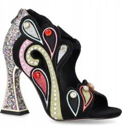 SCA'VIOLA Lenyűgöző szandál dekoratív talppal Scaviola S-152 Fekete 36 (SCAVIOLA S-152 BLACK)