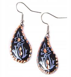 Ottomania Réz Fülbevaló Hosszú Lógó Harmatcsepp Ékszerek Nőknek Gyönyörű (miedz-59k_1)