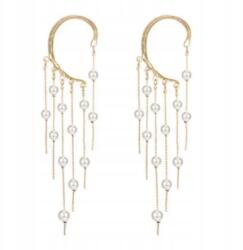  Arany fülbevaló, gyöngy fülbevaló