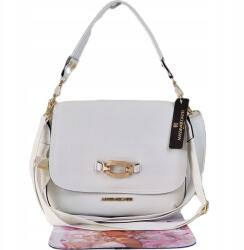 Massimo Connti Massimo Contti kézitáska postás táska fehér bőr Ökológiai cserélhető fedél (731BIR)