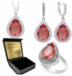 Ottomania Ezüst Ékszer Szett 925 Cirkónia Zultanit Szett Női Gravírozás (R085_12r)