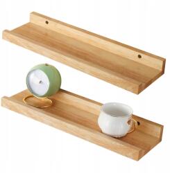  YheenLf Fali könyvespolc szett 2 db 40 cm (B0CLXH2TD3)